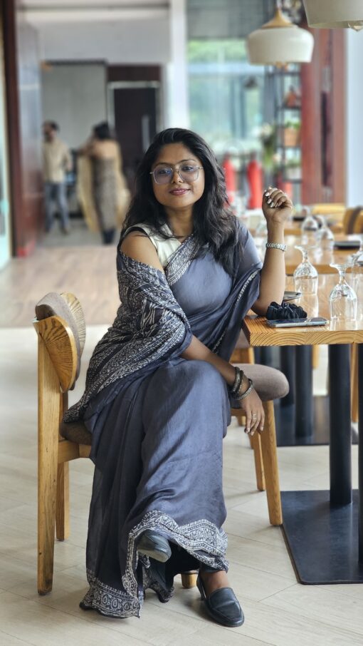 Maslin saree from Bangladesh