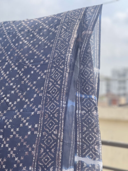 Maslin Natural dye saree from bangladesh