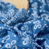 Indigo Maslin Natural Dye Kantha Saree from Bangladesh