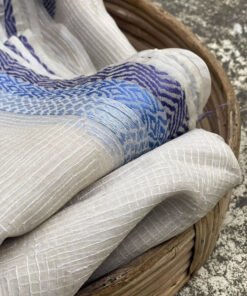 Maslin Natural Dye Kantha Saree from Bangladesh