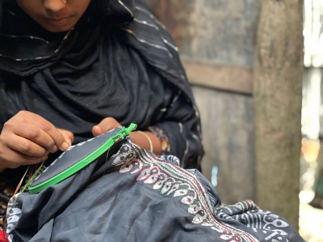 Made in Bangladesh,Cotton Kantha Saree,Natural dye Bangladesh,Handloom Cotton Saree