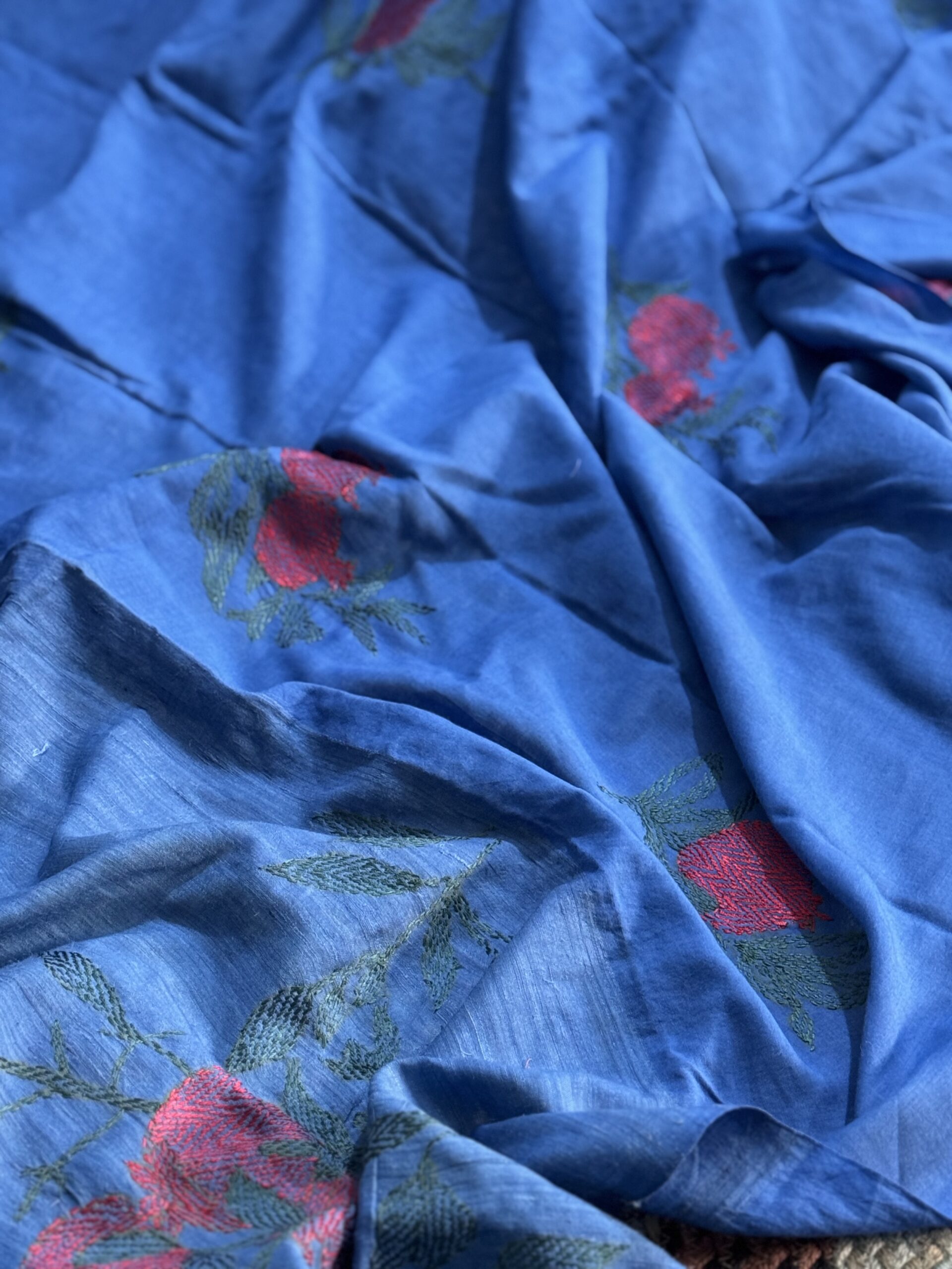 Natural dye,Nakshi Kantha Saree Bangladesh, Handloom, Samia Khan