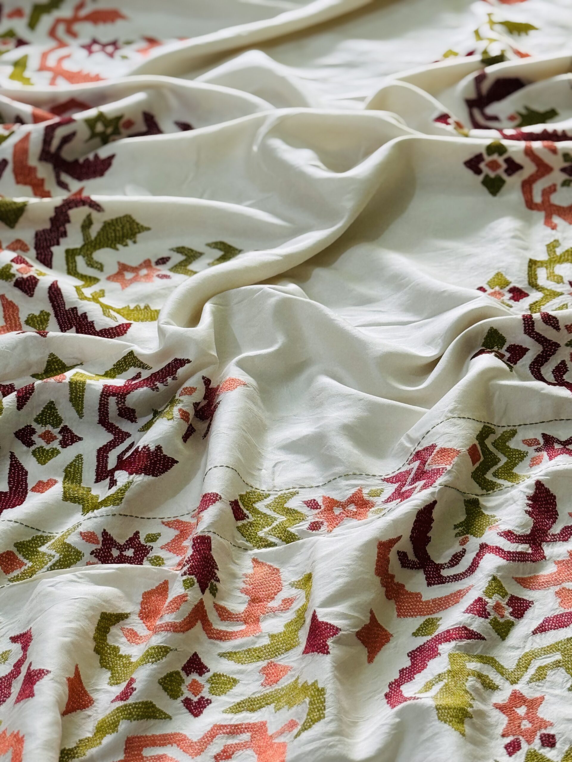 Balaka silk kantha saree made in Bangladesh