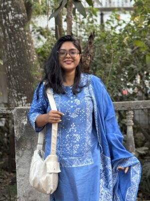 Silk Kantha Kurti, Kamij & Orna Set in Bangladesh